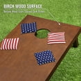 thumbnail image 5 of GoSports Regulation Size Wooden Cornhole Set with Brown Finish - Includes Carrying Case, 5 of 5