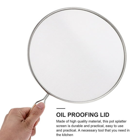 WHAMVOX Oil Cover Grease Splash Guard for Frying Pan Pot Cap