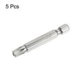 Uxcell 5Pcs Security Torx Bit 1/4" Hex Shank 2" Long Drill Bits T35