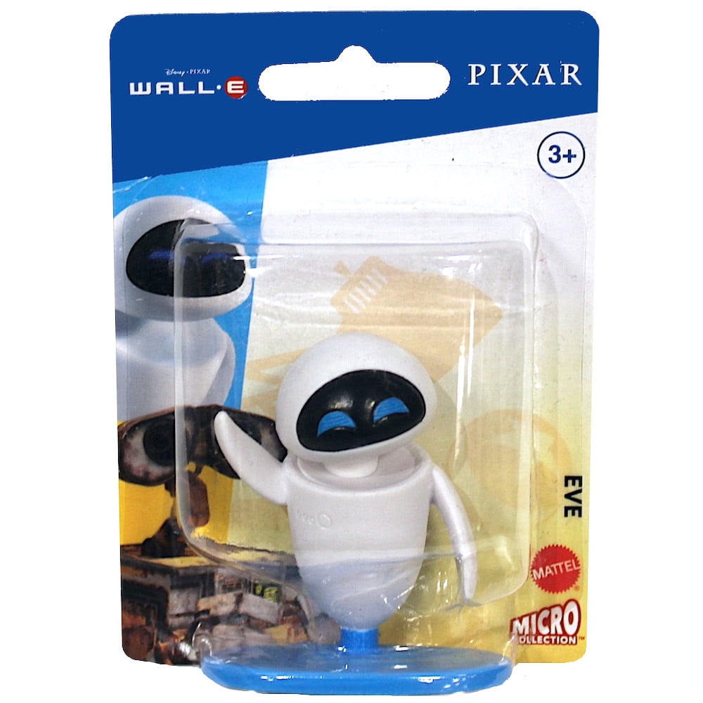 Mattel Disney Pixar Wall-E EVE Mini Action Figurine Toy - 2