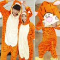 thumbnail image 1 of Kigurumi-Pijama de una pieza para adulto, mono de dibujos animados, ropa de dormir de cuerpo completo, forro polar, disfraz de Navidad y Halloween, 1 of 4