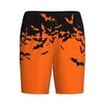 thumbnail image 6 of Daiia Halloween With Black Bats Mens Woven Stretch Pajama Short,Short Pajama Pants-Large, 6 of 7