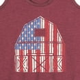 thumbnail image 3 of Instant Message - USA Barn - Women's Racerback Tank Top, 3 of 6