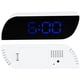 thumbnail image 4 of RelOJ Digital Con Espejo LED, Pantalla Grande LED, Reloj Electrónico, Despertador de Cabecera, Reloj de Escritorio, Superficie de Espejo, Reloj de Maquillaje, Decoración Moderna, 4 of 7