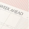thumbnail image 4 of Papier To Go Tear Away Weekly Desk Pad, Colorblock, 9.5 x 7.1", Blue, 4 of 4