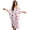 Cherry Heart Daisy Pink, variant on Hummingbird Hydrangea Floral Print Womens Plus Size Kaftan Dress V Neck Batwing Sleeve Beach Cover Up Swimsuit Coverups Summer Lounge Caftan Dress