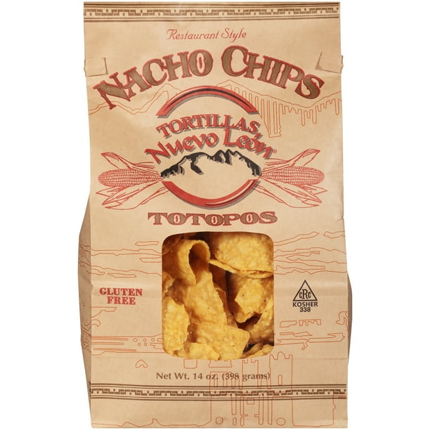 Tortillas Nuevo Leon GlutenFree Totopos Nacho Chips, 14 Oz.