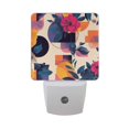 thumbnail image 6 of Yayeee LED Plug in Night Light for The Home with Auto Dusk to Dawn Light Sensors, 2 Pack, Flowers Pattern Style, 6 of 6