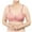 Pink, variant on Darzheoy Wire-Free Bra for Women Fashion Solid Comfortable Hollow Out Bra Underwear No Rims Push Up 38/85