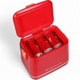 thumbnail image 3 of Restored Frigidaire Portable Refrigerators, Plastic Red, 12 x 12 x 9 inches (Refurbished), 3 of 8