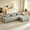 Grey, variant on AUU Oversized Modular L-Shape Sectional Sofa, Frameless Cloud Couch for Living Room, No Assembly Required