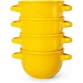 thumbnail image 2 of Kook Soup Bowls Crocks with Handles, 18 oz, Set of 4, Yellow, 2 of 4