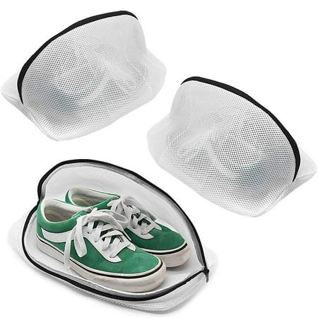 Linaba Clearance Handle Bag Storage Bags Shoe Washing Bag Mesh Shoe Laundry Bags with Zip Closure for Sneakers Running Shoes Socks Bras3PC