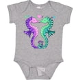 thumbnail image 3 of Inktastic Seahorses Kissing with Hearts Boys or Girls Baby Bodysuit, 3 of 5