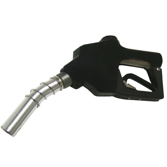 Wolflube Automatic Nozzle – 1in – for Fuel – Black