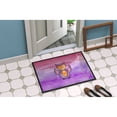 thumbnail image 4 of Carolines Treasures BB7428JMAT Pink and Purple Owl Watercolor Doormat 24x36 36"L x 24"W multicolor, 4 of 4