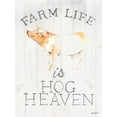 thumbnail image 2 of Tillmon, Avery 19x24 White Modern Wood Framed Museum Art Print Titled - Farm Life wood, 2 of 4