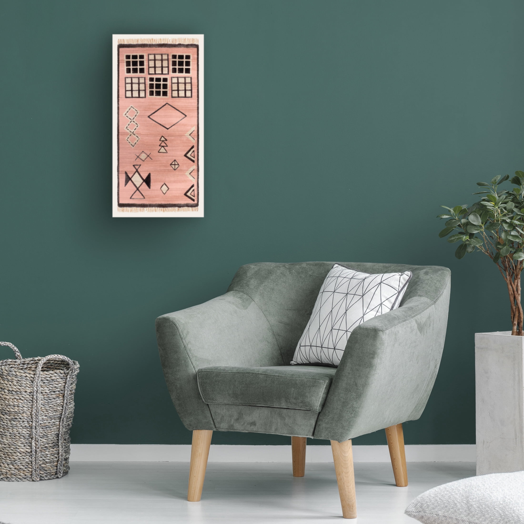 Trademark Fine Art Melissa Wang Woven Abstraction I Canvas Wall Art