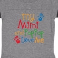 thumbnail image 3 of Inktastic Mimi and PopPop Love Me Boys or Girls Baby Bodysuit, 3 of 4