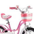 thumbnail image 4 of RoyalBaby Little Swan 14" Carbon Steel Kids Bike w/Dual Hand Brakes, Pink, 4 of 6