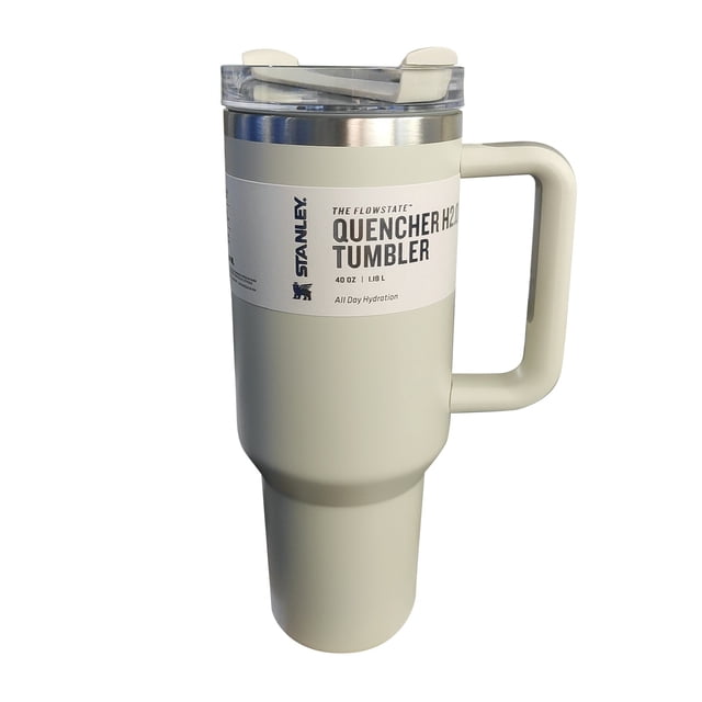 St/an/le/y Vaso de acero inoxidable IceFlow de 40 oz con pajita para el hogar, la oficina o el automóvil Uso duradero