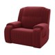 thumbnail image 2 of Cubierta de silla de de color sólido moderno extraíble elástico de bolsillo lateral Serie de protección de muebles Decoración Vino rojo Soledad Funda de sofá, 2 of 8
