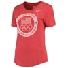 Team USA Nike Women's Dri-Blend Logo Performance T-Shirt - Red