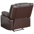 thumbnail image 3 of Emma + Oliver Brown LeatherSoft Recliner, 3 of 7