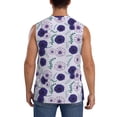 thumbnail image 4 of Fotbe Men's Daisies Flowers Print Men's Sleeveless Muscle Tank Tops Casual T-Shirts for Gym Workout Beach-3X-Large, 4 of 8
