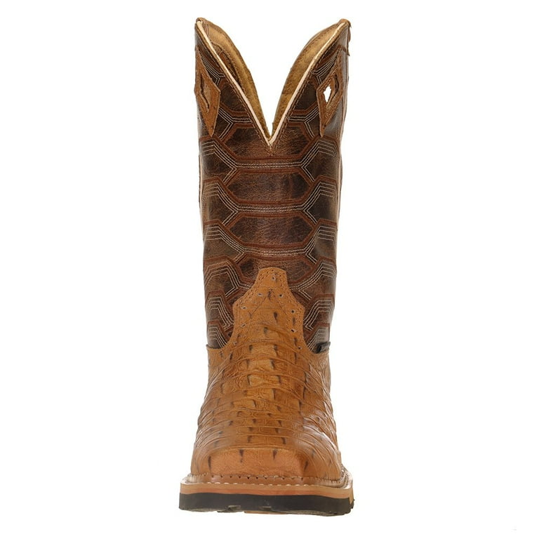Justin croc hotsell print boots