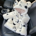 thumbnail image 4 of LWNYDPLSD Baby Boy Jacket 9-12 Months 12 Month Coat Toddler Warm Jacket 24 Month Snow Suit Boy Girls Hoodies Size 14-16 Long Sleeve Toddler Girl, Beige 11-12 Years, 4 of 5