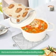 thumbnail image 3 of Yayeee Pot Holders Kitchen Heat Resistant with Pocket 7"x9.8" Cotton Oven Cooking Hot Pads, Halloween Pumpkins Pattern, 3 of 7