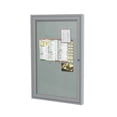 thumbnail image 2 of Ghent's Vinyl 36" x 24" 1 Door Enclosed Bulletin Board in Silver, 2 of 8