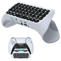 Keyboard for PS5 Controller, Portable Rechargeable Wireless Controller Keyboard with Built-in Speaker and Battery, Chatting and Listening without Headset