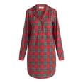 thumbnail image 4 of Martha Stewart Everyday Women's Henley Sleepshirt with Long Sleeves, Sizes S-XXL, 4 of 4