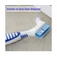 thumbnail image 3 of Paquete de 4 cepillos para dentaduras postizas con cabezales de cepillo de limpieza para dentaduras postizas de doble cara para el cuidado de las dentaduras postizas, 3 of 5