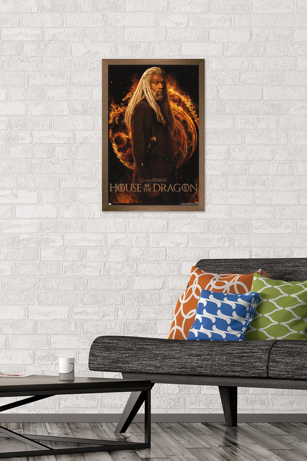 House of the Dragon - Corlys One Sheet Wall Poster, 14.725" x 22.375" Framed