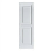 Perfect Shutters IR521559025 Premier Raised Panel Exterior Decorative Shutters Sienna Brown - 15 x 59 in