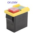 thumbnail image 3 of Decodeary Grinding Machine Switch Replacement Press Button Dustproof Grinder Switches Type 1 1Set, 3 of 6