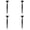 Black, variant on HWHCGZ 4Pcs 1ml Heart Shaped Pens Heart Ballpoint Pen Favor Pens Nurse Gift Pen Writing Pen for Wedding Party Office Supplies