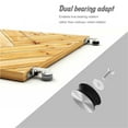thumbnail image 4 of Sliding Door System Stainless Steel Suitable For Single Door T Type Roller Hanger Barn Door Hardware Kit 6FT/5.5FT ,Easy Install, 4 of 6