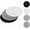 Black, variant on Haimei 8 Inch Cotton Trivets, 4 Pack Heat Resistant Hot Pads Pot Holders for Kitchen Countertops, Black