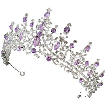 Bride Tiara Wedding Hair Accessories for Brides Bouquets Bridal Child Silver