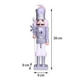thumbnail image 2 of TISHITA Traditional Military Nutcracker Festive Decor Perfect Decor Ornament for Shelves, 2 of 7