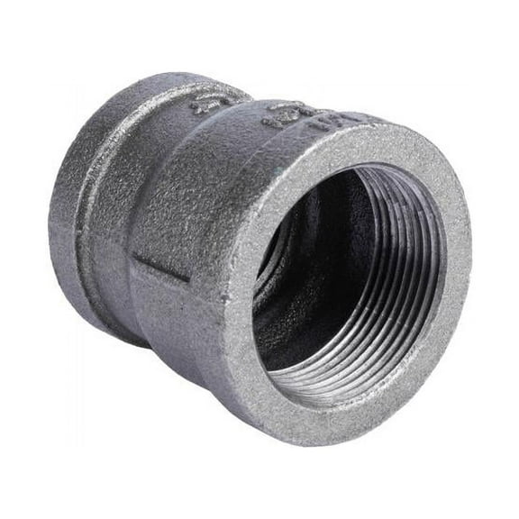 STZ Industries 1-1/2 in. FIP each X 1/2 in. D FIP Black Malleable Iron Reducing Coupling