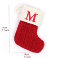 thumbnail image 1 of Christmas Stocking Red Snowflake Custom Letters Christmas Socks Christmas Tree Ornaments Decor Christmas Gift Bags New Year 2023, 1 of 6