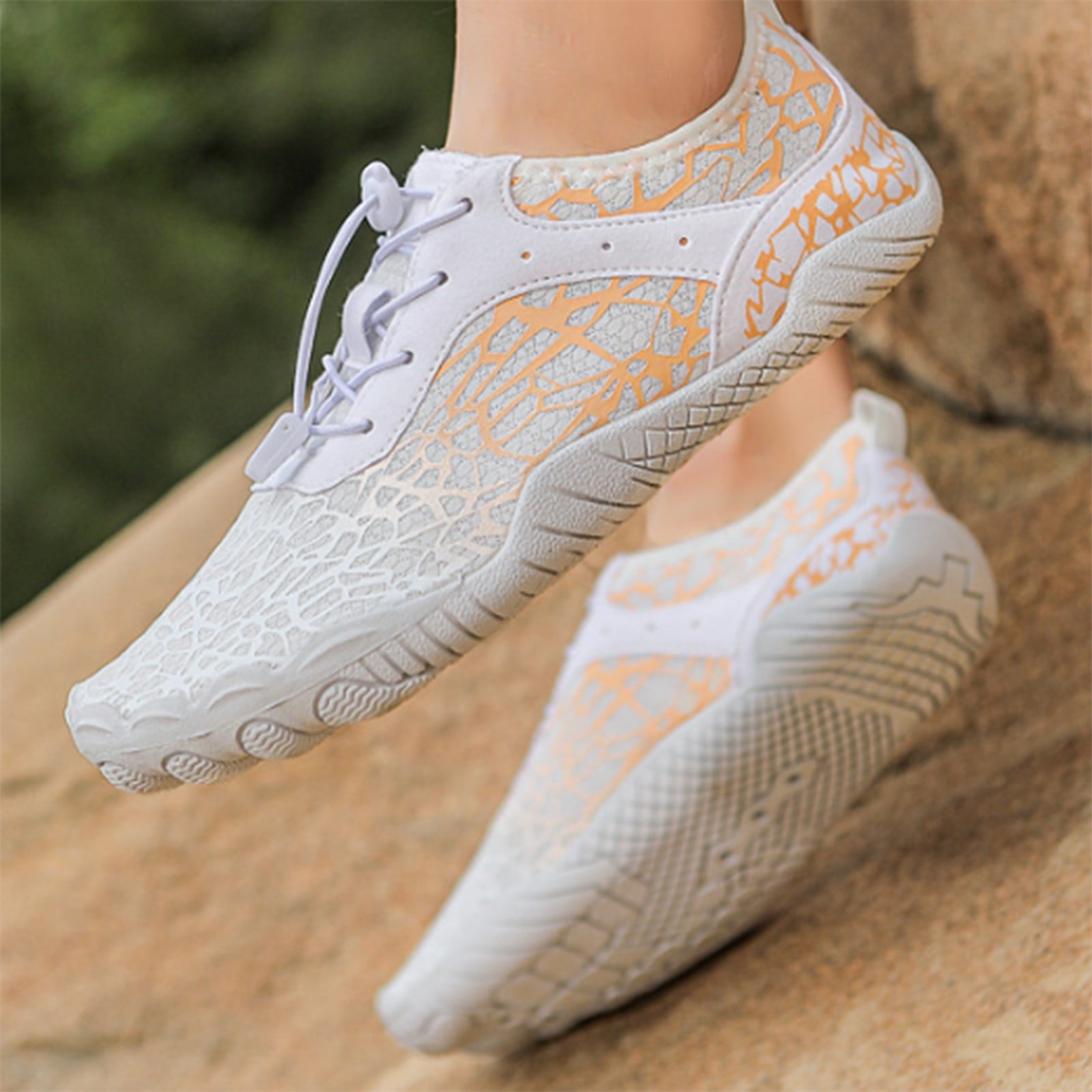 Diabetic Shoes for Men Wide Width Elderly Non Slip Water Shoes for Men Women, Quick-Dry Barefoot Aquashoes for Beach Swim, Water Sports Like Surf Kayak Yoga, Water Park