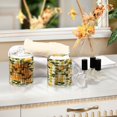 thumbnail image 7 of High-value clear storage jars keep life organized and within reach one sizex2 Gingham Pattern Yellow Roses, 7 of 7
