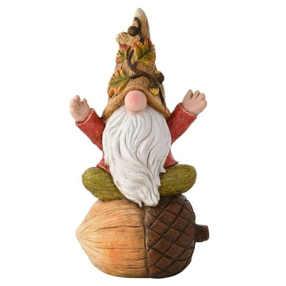 Country Living Outdoor Autumnal Gonk Sat On An Acorn