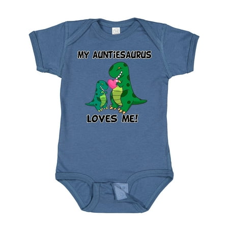 

Inktastic My Auntiesaurus Loves Me Gift Baby Boy or Baby Girl Bodysuit